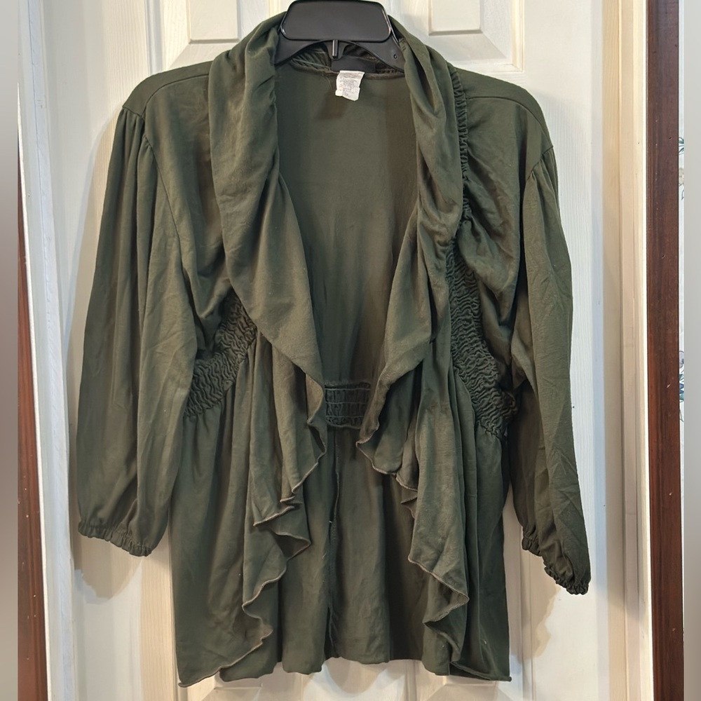 Say Anything - Green Lightweight Jacket - Size 3X
